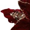 Xmas Glitter Flower 28cm Atmosphere Beautiful Ornament