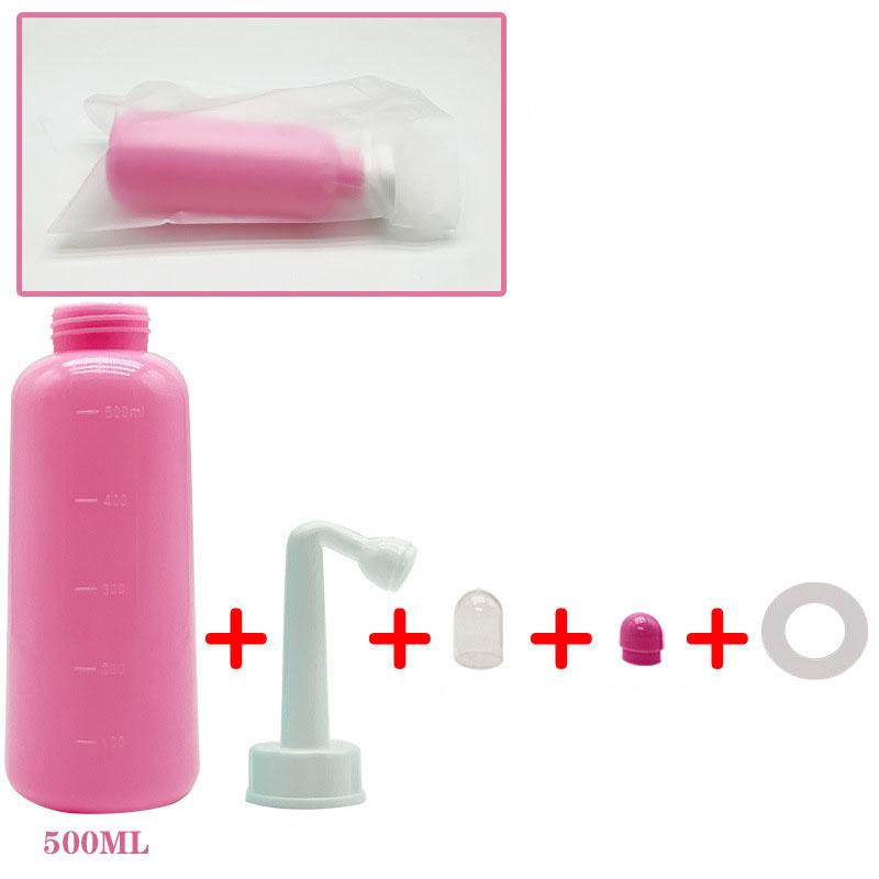 

Портативный очиститель интимных частей для девочек Ручной очиститель для беременных Женские инструменты для физиологического ухода Очиститель для инвалидов 350/500 мл 500ML розовый