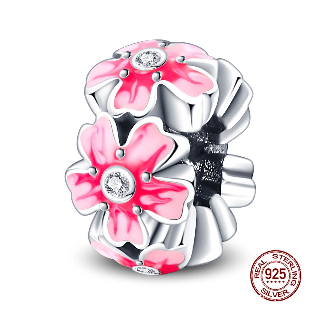 100% Copper Donut Sunflower Love Lock Charms Beaded Fit Originalbracelet Diy Jewelry Making Women Gift