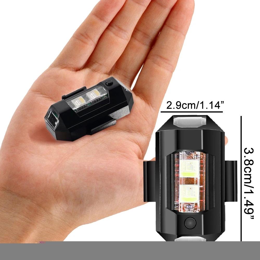 Universal Vehicle Safety Light Waterproof LED Flasher Multi-Color Emergency Beacon