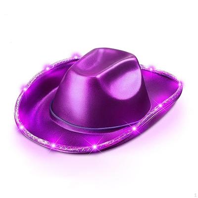 Western Hat Bar Sun Cowgirl Cap for Beach Concerts Bridal Halloween Carnival