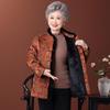 New Chinese Style Plus Size Velvet Jacket for Elderly Women – Thick Winter Wear for Grandma