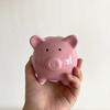 Creative Pig Piggy Bank Ceramics Deposit Jar Saving Box Coin Cash Saving Box for Kids Desk Ornament Accessorie Birthday Gifts