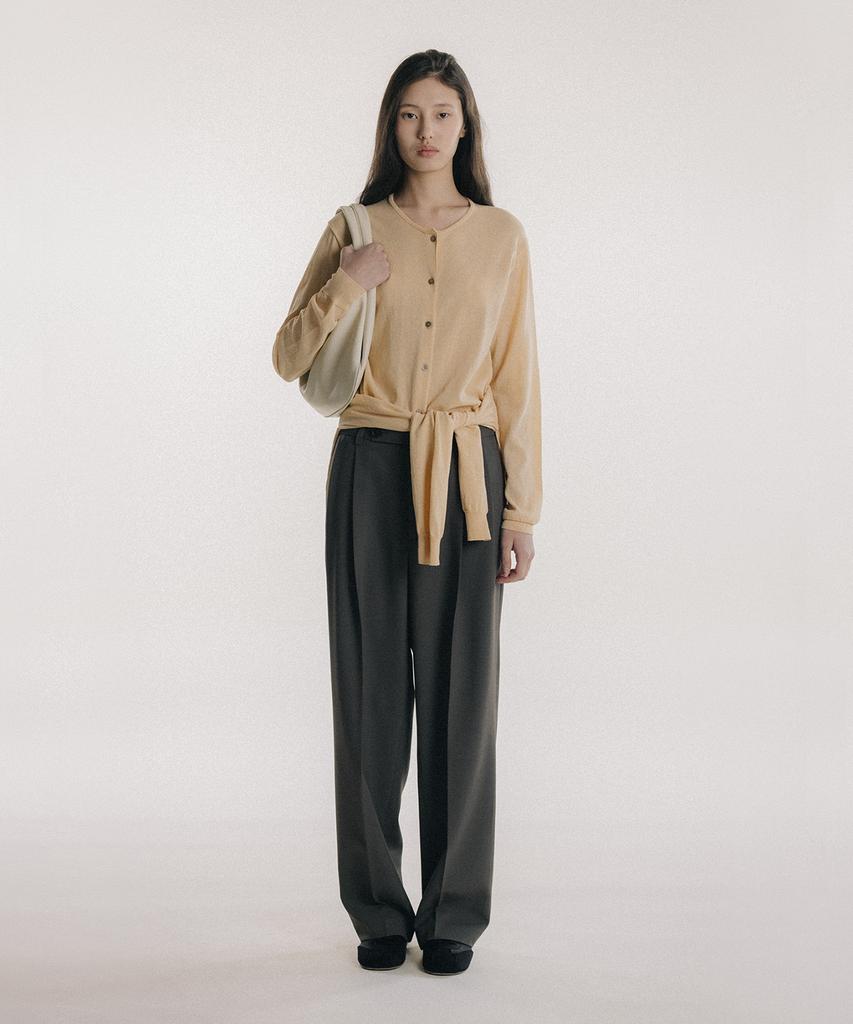 Beullaengkeulumumeon Chilling Pants_Moss Brown