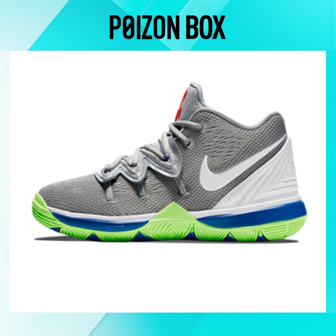 

кроссовки Nike Kyrie 5 Wolf Grey Lime Blast (PS) AQ2458-099