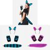 Plush Fox Costume Accessories With Ears And Tail For Cosplay And Halloween Parties