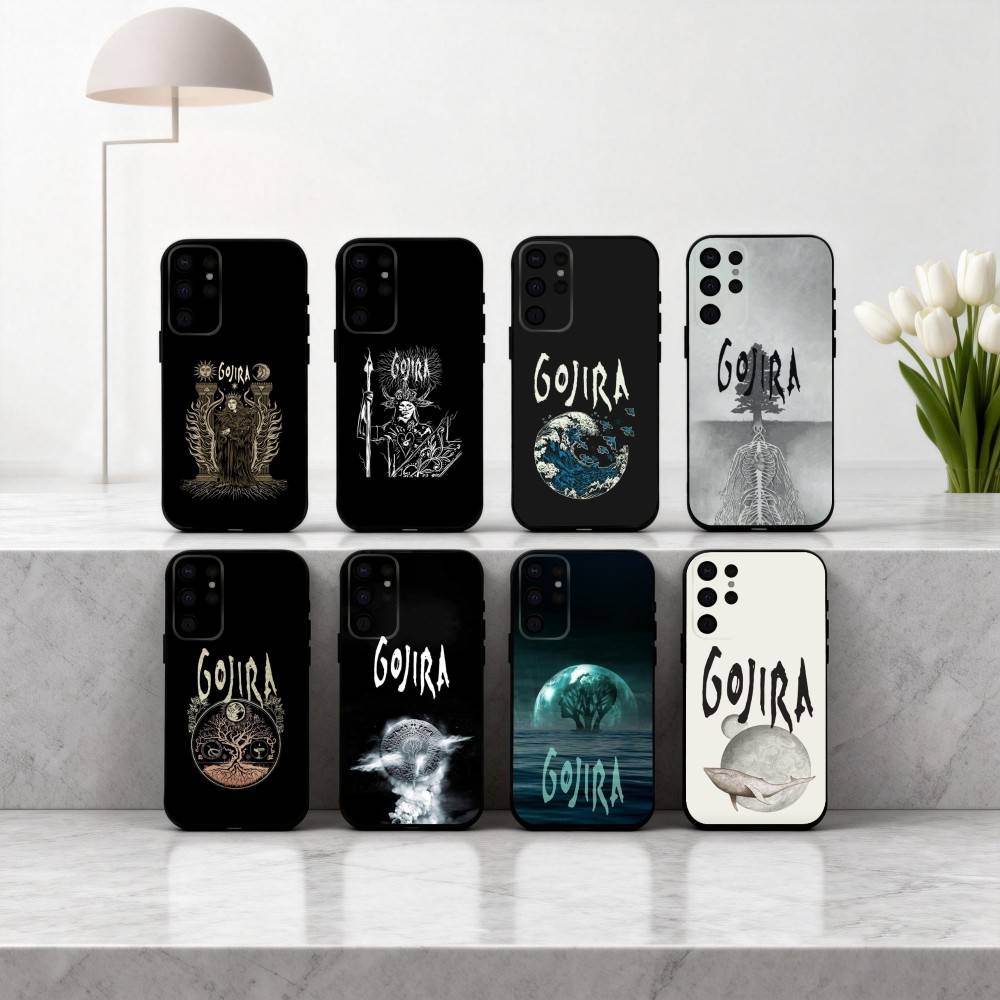 G-Gojira-A F-Fortitude-E Band Phone Case For Samsung S25,24,23,22,30,21,10,9,Ultra,Plus,Lite,FE,4,5 G Soft Black Case