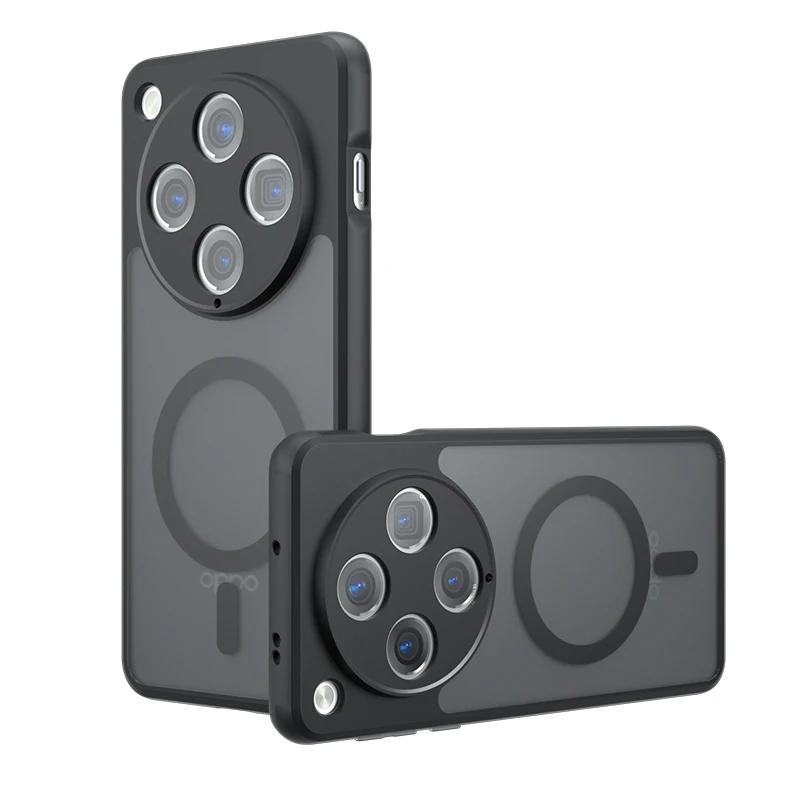 Pro Magsafe Nárazuvzdorné Akrylové Pouzdro na Telefon pro OPPO Find X8 Pro X8Ultra Tvrdý Nárazník Matný Magnetický Kryt Skořepina pro Find X8Pro X8s