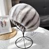 Luxury Women's Winter Bucket Hat Elegant Warm Fashion Real Mink Fur Cap for Casual Travel Cycling-Factory