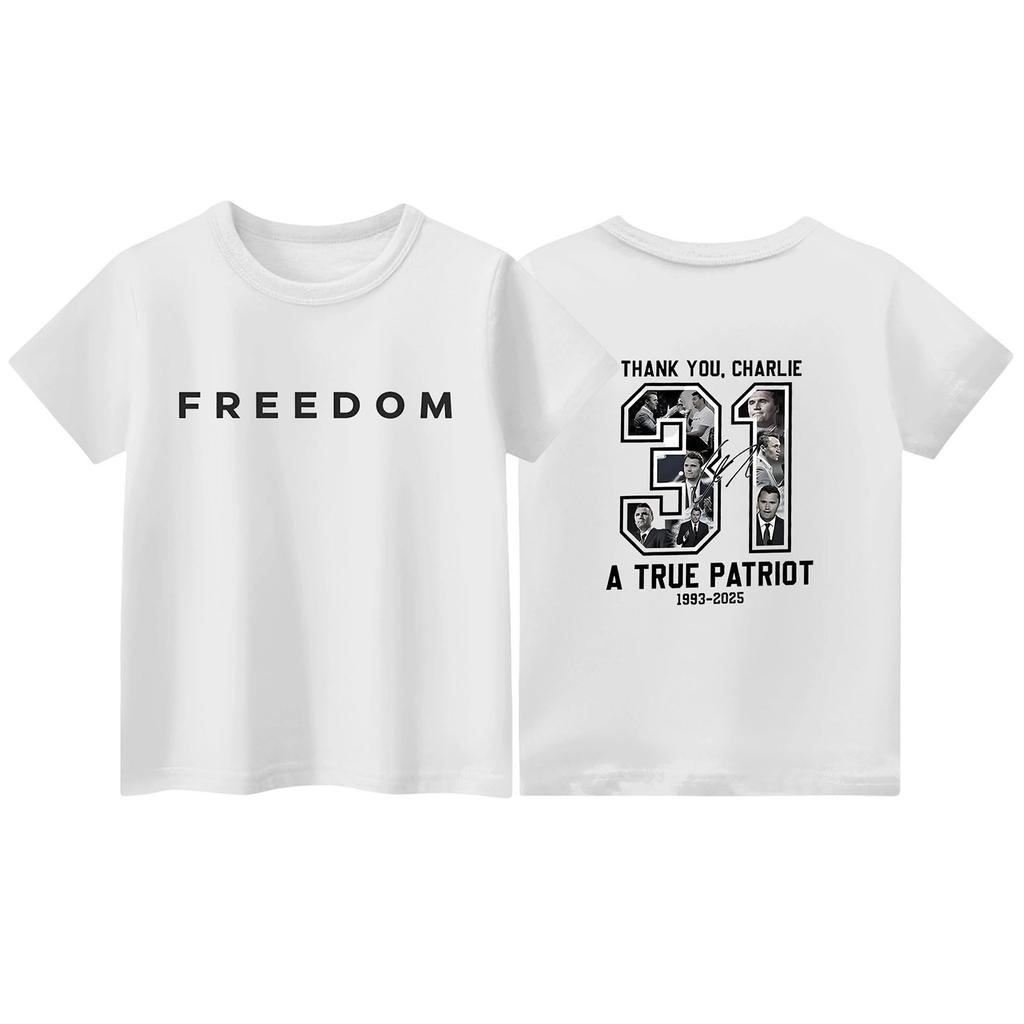 Kid's Casual Daily Printed Top Round Neck T-shirt