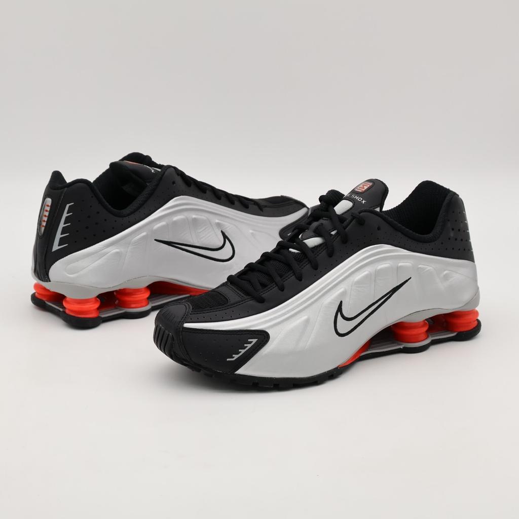 HQ1988-002 Nike Shox R4 Metallic Silver Red (2025) (Men's)