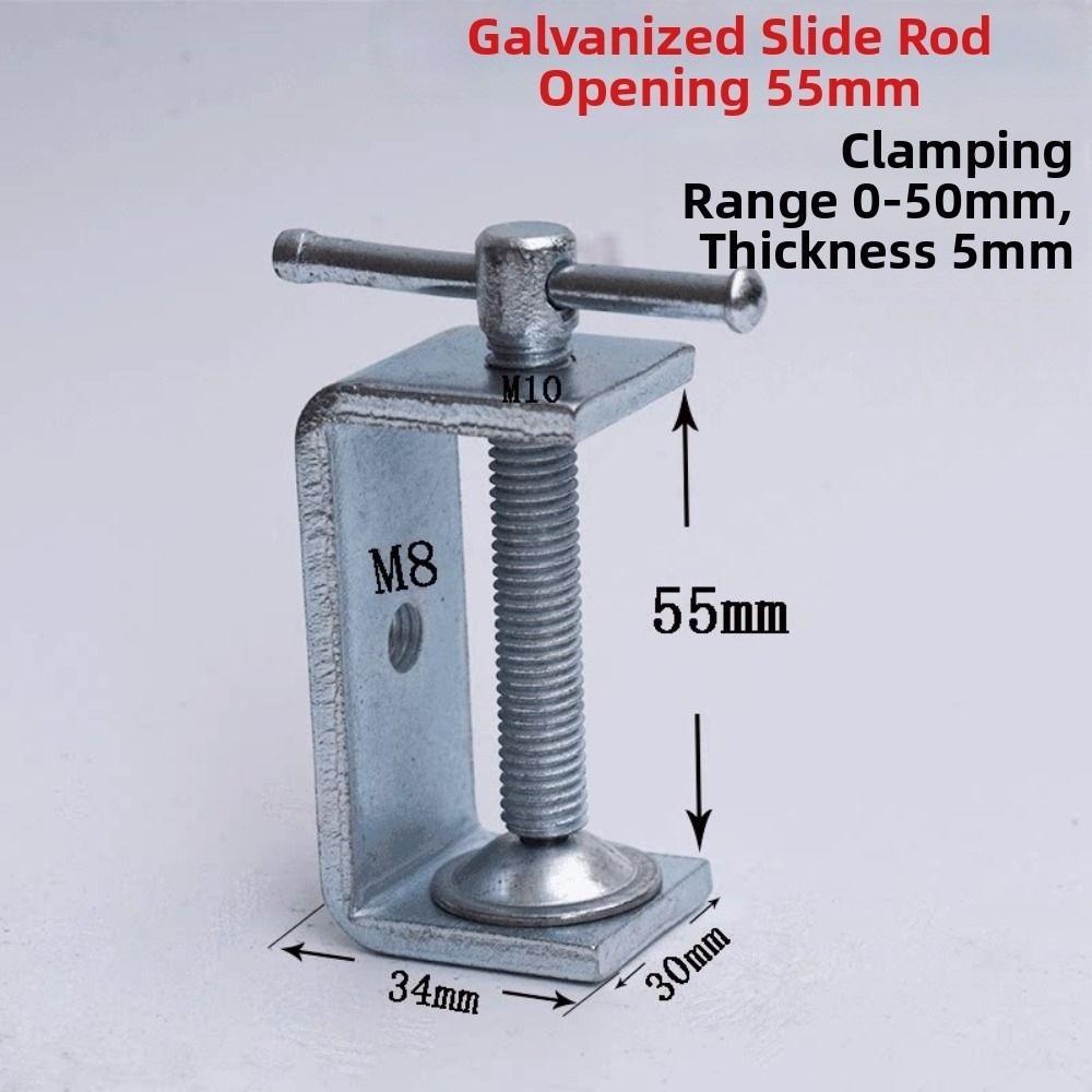 Adjustable Square Clamp Zinc Plating Fixed Holder Clip Professional C-clamp Hardware Fasteners