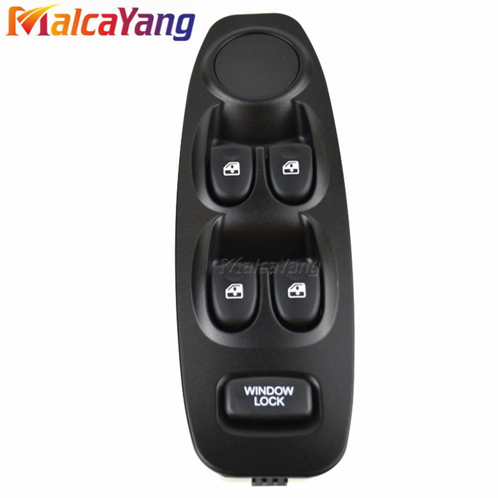 

High Quality Grey Power Window Lifter Master Control Switch For Hyundai Accent 2000 2001 2002 2003 2004 2005 93570-25000 Black No Auto