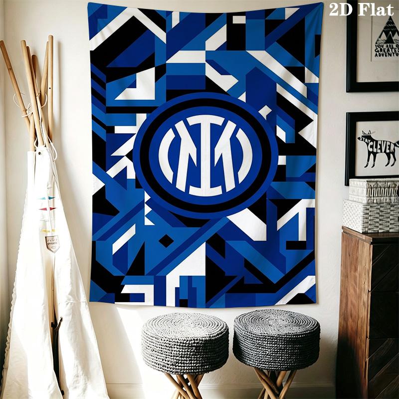 Inter Milan Abstract Artwork Threepiece Set 1 Duvet Cover 2 Pillowcase Without Core Christmas Birthday Gift Duvet Cover And Pillowcase