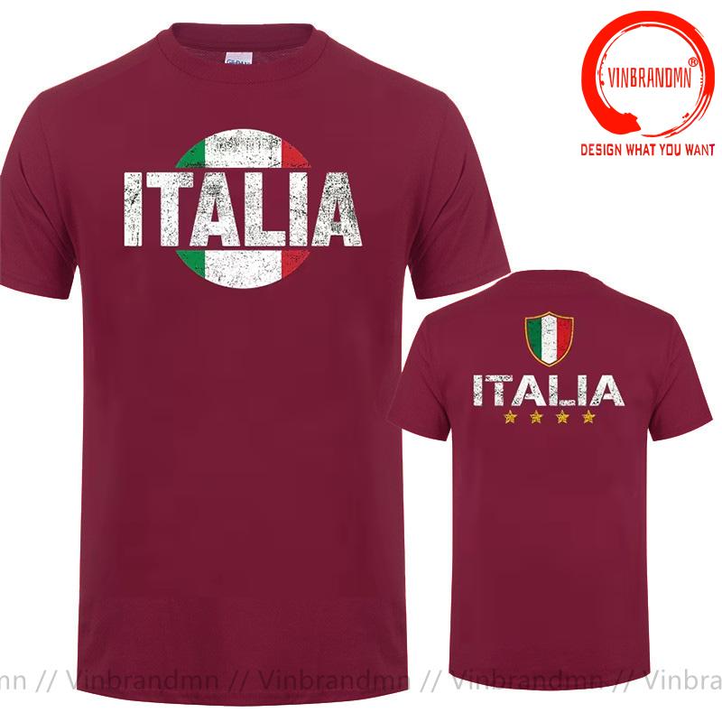 Vintage Distressed Italy Italia Italian Flag Tshirt Short Sleeve Tee Shirt 100cotton T Shirt Unisex Stylish Fashion Casual Tshirt