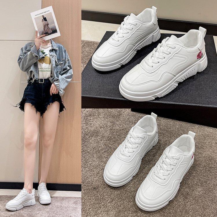 Summer white shoes women's spring and autumn new trendy fashion sports shoes