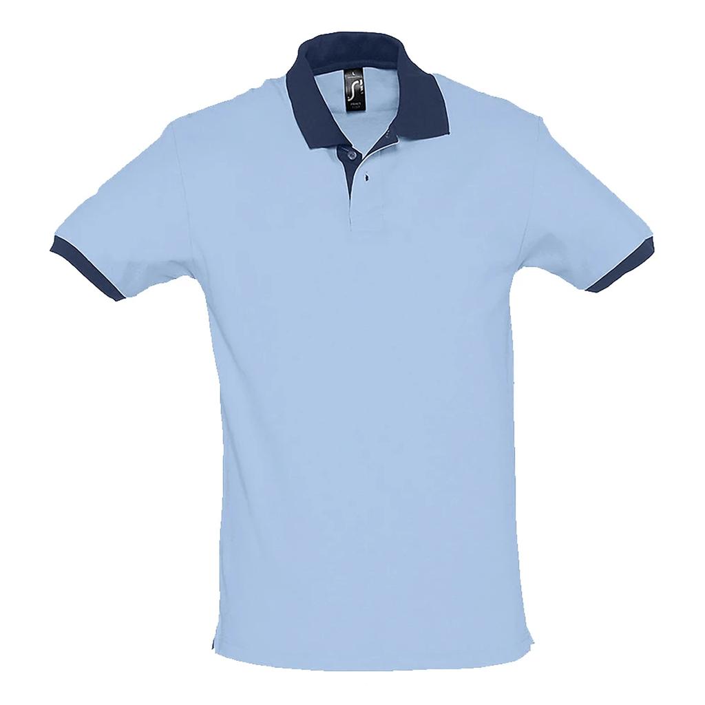 SOLS Prince Unisex Contrast Pique Short Sleeve Cotton Polo Shirt