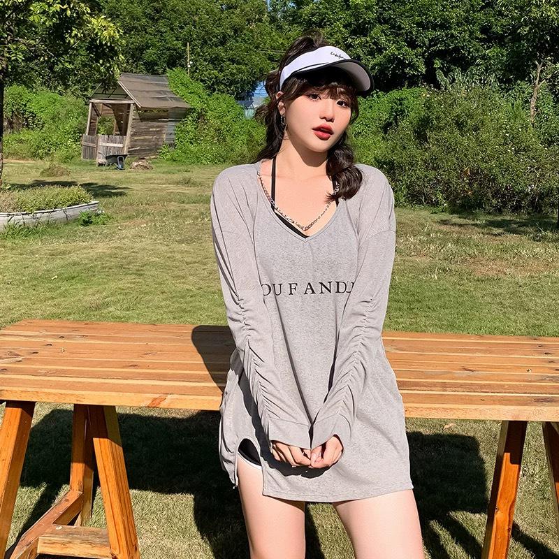 

Женский купальник большого размера из трех частей: Контроль живота, Свободный крой, Шорты-бойлеги Free Size Wholesale (98-160 lbs)