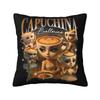 Italian Brainrot Cappuccino Assassino Throw Pillow Case Home Decorative Cushions Cover For Sofa Car Square Polyester Pillowcase