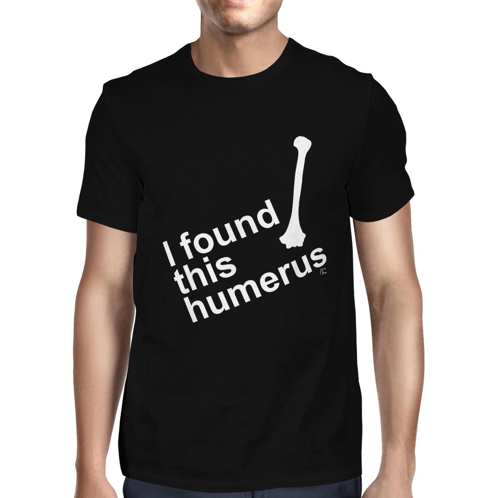 1Tee Mens I Found This Humerus T-Shirt XS