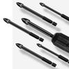 Multifunctional Cross Hex Tile 3/4/5/6/8/10/12mm Hole Opener Drill Bit Set  Glass Ceramic Concrete