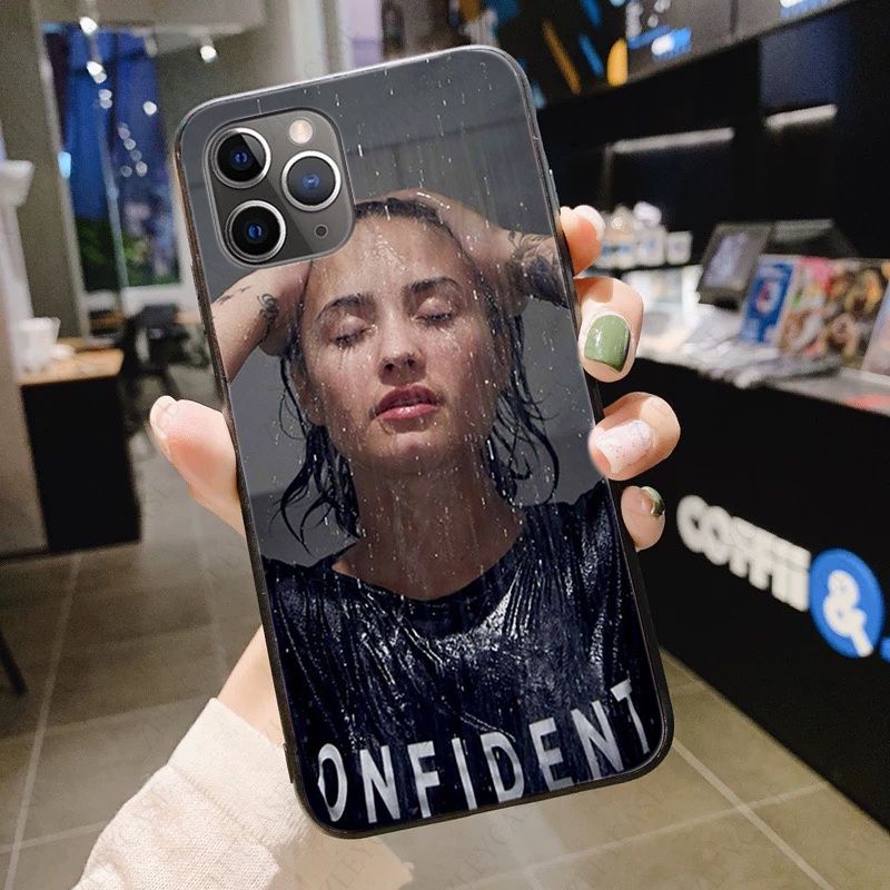 

Мягкий чехол для телефона iPhone 11 12 13pro max 5S SE 2020 6s 7 8plus x xs xr xsmax 12 13 MINI чехлы для мобильных телефонов Demi Lovato Iphone XS MAX