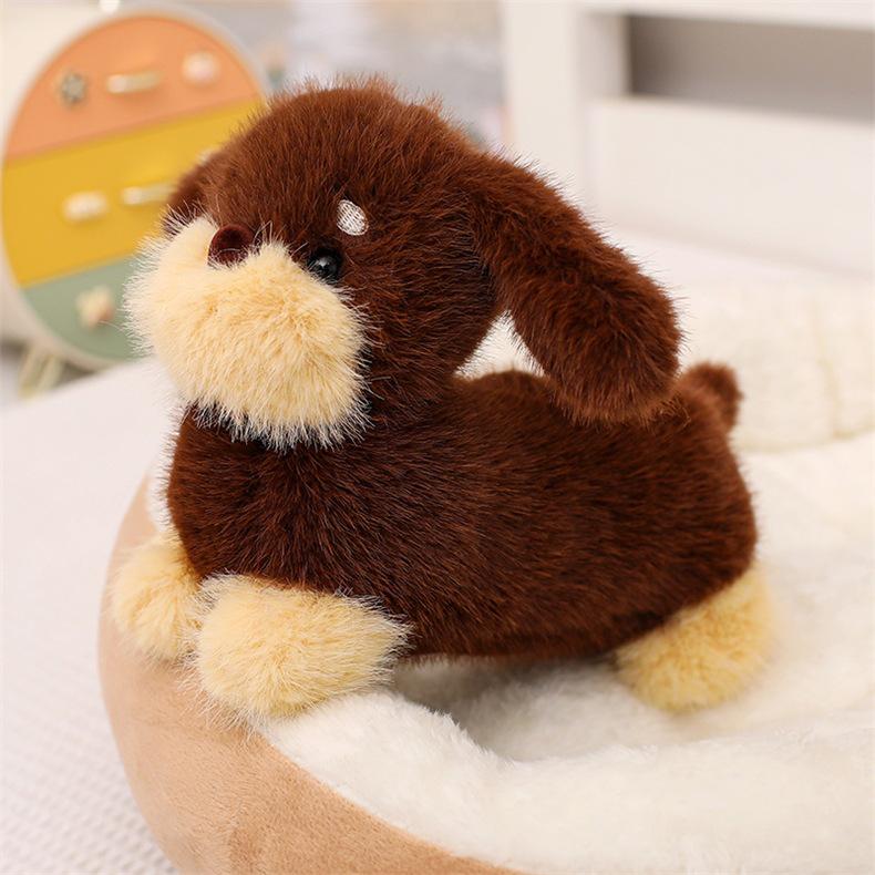 Adorable Sausage Dog Plush Toy: Cute Puppy with Rose - Ideal Gift for Girlfriend or Lover
