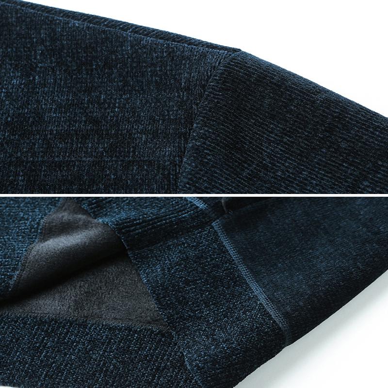 Men's Winter Clothes Sweater Pullover Warm Clothing Thick Vevlet Pullover Long Sleeve Tops T-Shirts Knit Sweater For Men