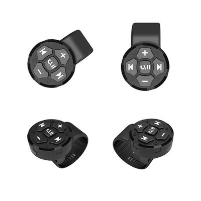 Handlebar Media Controller Motorcycle/Bike Wireless Bluetooth 5.3 Steering Wheel Remote Control Remote Button Helmet Earphone