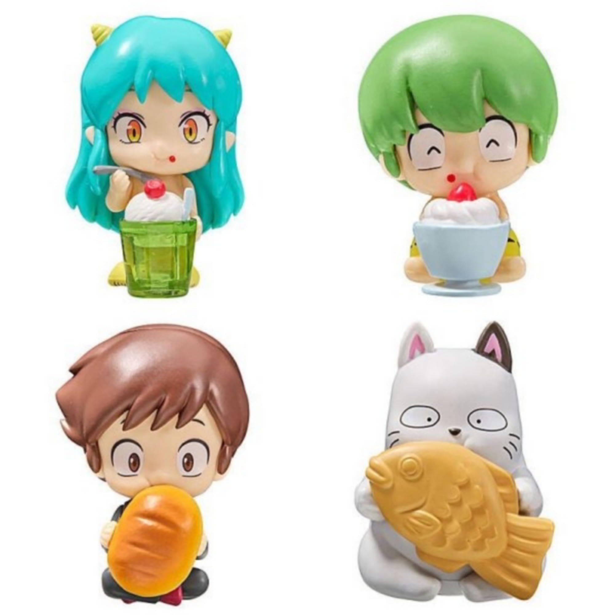 

Urusei Yatsura Mogumogutai x All 4 Types Set Full Comp Gacha Gacha Capsule Toy