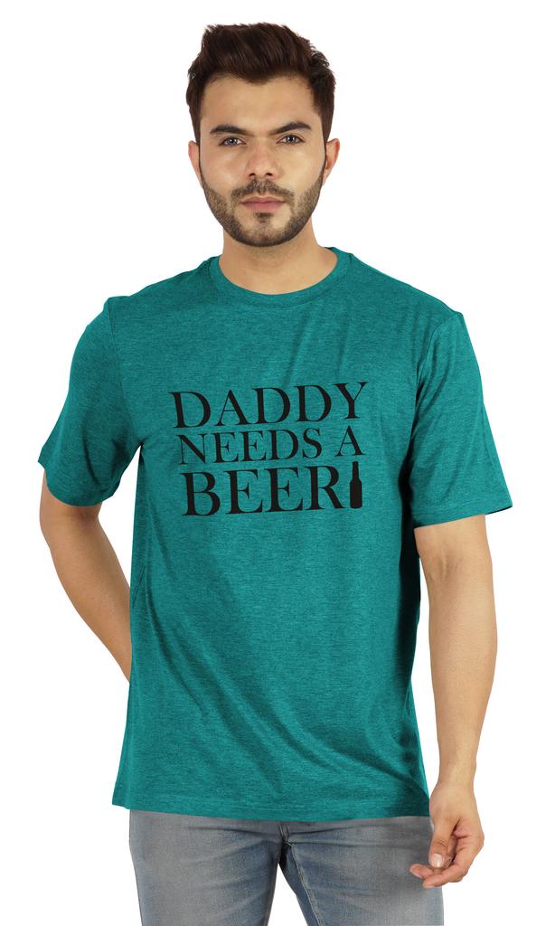 Inkmeso Graphic Tshirt For Men  s   Daddy Needs A Beer   Funny Quotes Dad  s Drinking Tee