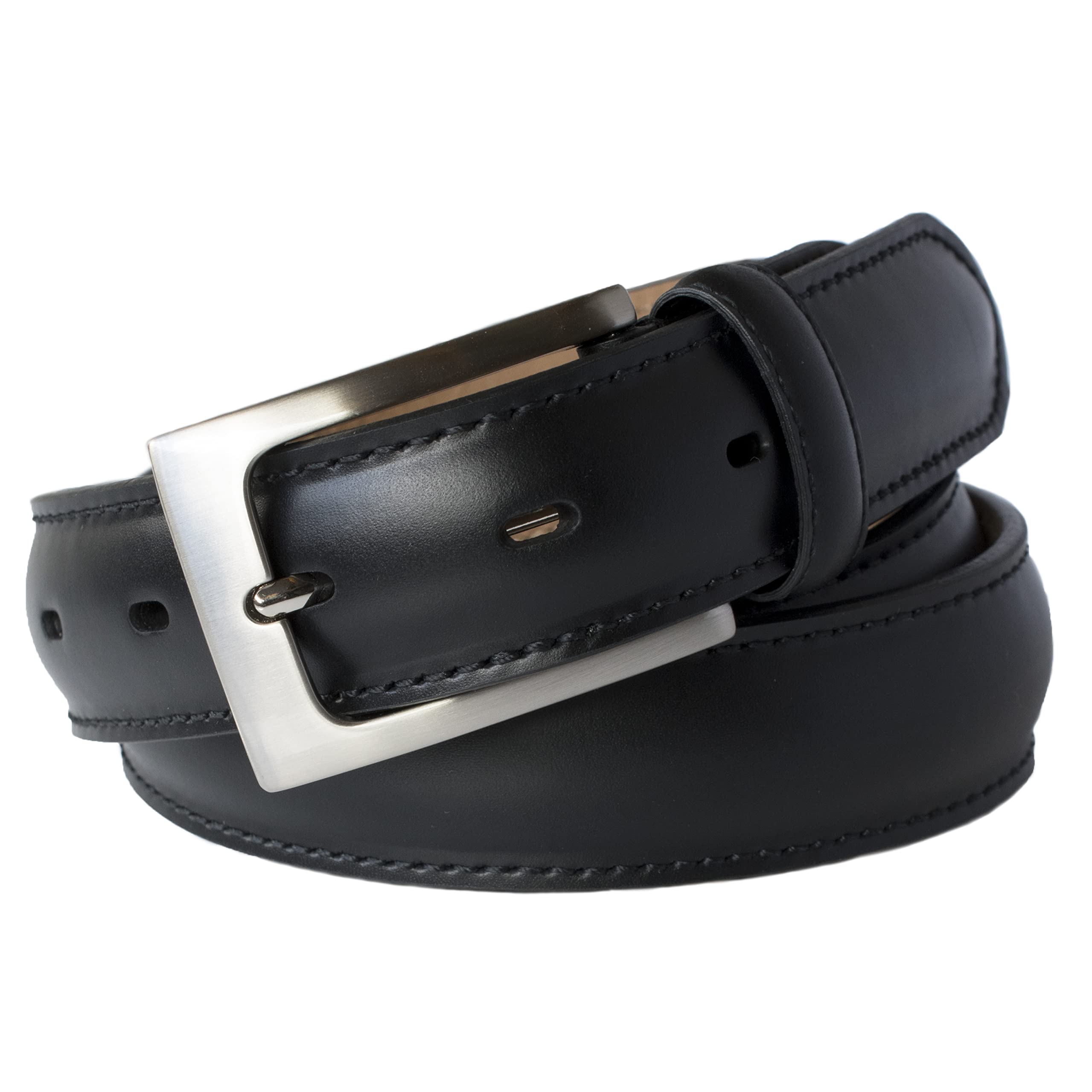 

Genuine Adjustable Flat Series [TAVARAT] Men s Belt, Leather, 30mm, Size, Business, Casual, (черный)