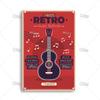 DORA Tin Sign MISES Music Metal Plate Rock Metal Plaque Vintage Metal Poster Bar Club Home Decorative Plate Musical Instrument Metal Sign