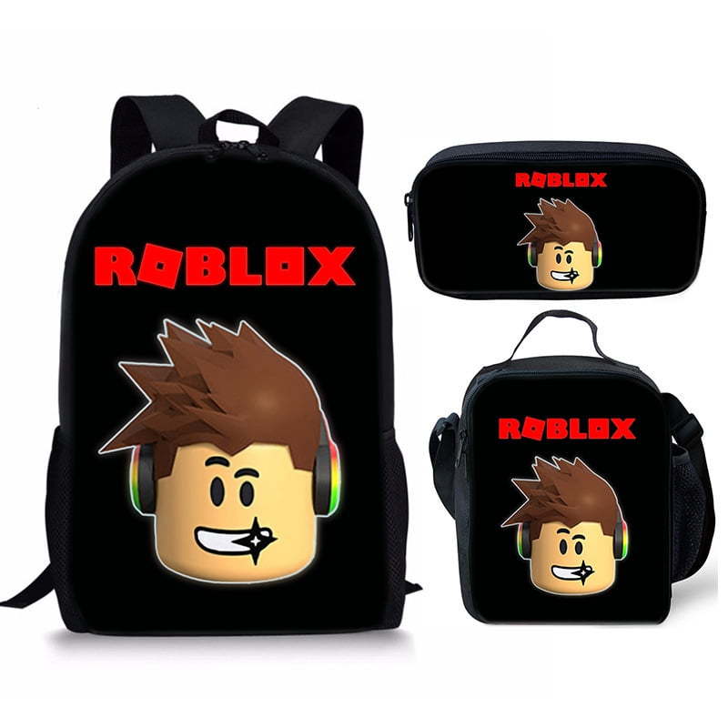 Student Schoolbag Cartoon Backpack Set 3D Digital Printing Backpack