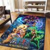 One Piece Bedroom Carpet, Home Decor Cool Movie Mat & Play Floor Mat for Living Room -HE38