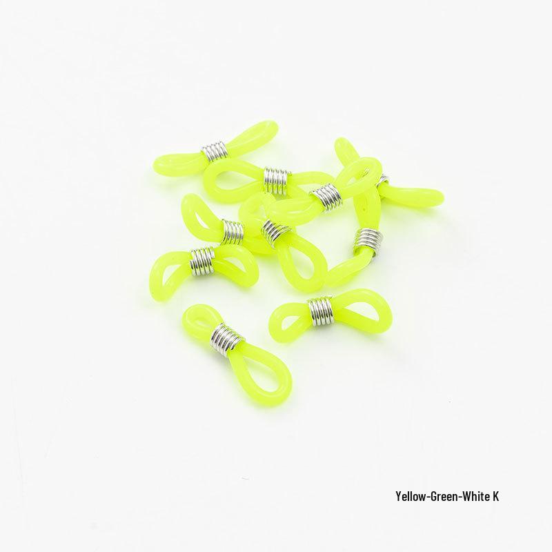 Lanț colorat din silicon pentru ochelari - Anti-alunecare, Anti-pierdere, Accesoriu pentru mască și ochelari cu cataramă de conectare