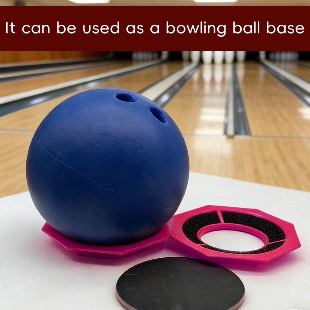 2-in-1 Bowling Ball Holder Non-Slip Bowling Ball Base Bowling Equipment Care