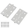Universal Hinge Set 2 Pcs Silver 58 X 35 X 1 Mm Steel