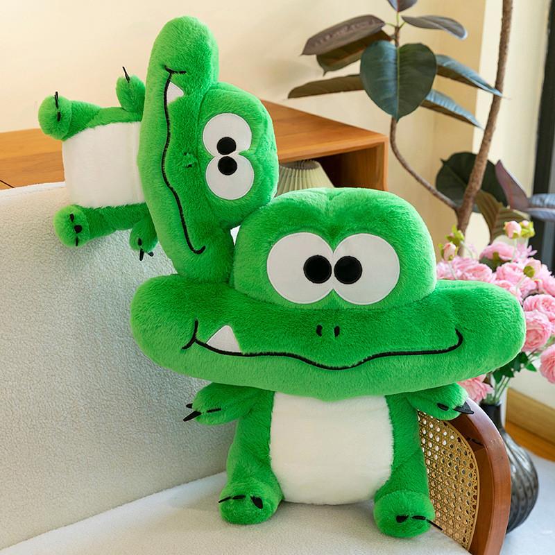 Cute Crocodile Plush Toy Animal Stuffed Doll Cartoon Decorations Gifts Kids