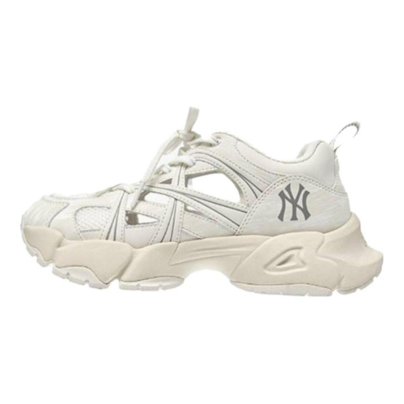 MLB New York Yankees Synthetisches Leder Rutschfest Und Atmungsaktiv River Trekking Schuhe Unisex Helles Cremé 3ASDPA163-50CRL