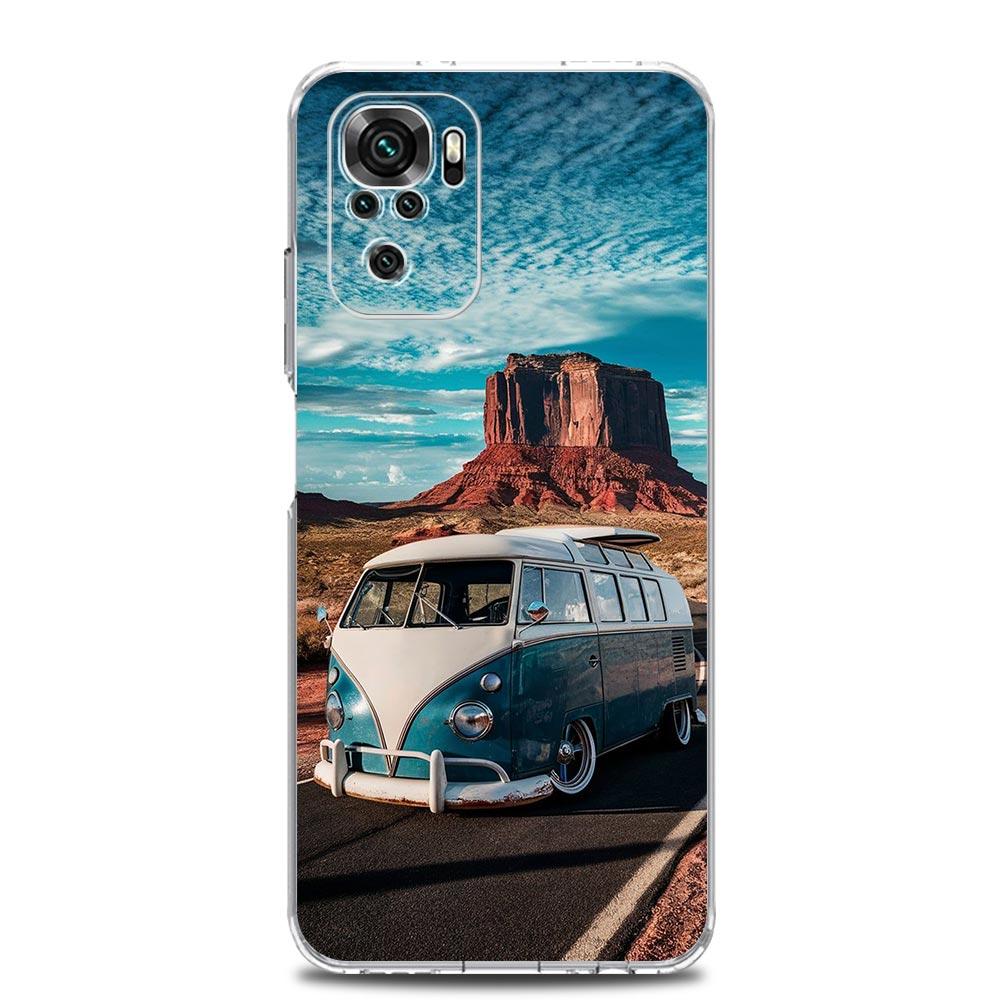 Phone Case For Xiaomi Redmi Note 15 14 13 12 4G 10 11 Pro Plus 5G 14C 13C 12C 10C TPU Cover Combi Van Car Outdoor Camping