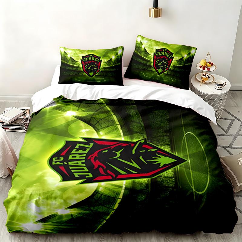 FC Juarez 3pc set Perfect for bedroom use Comfortable bedding set includes a duvet cover and two pillowcases Ideal birthday or Christmas gift