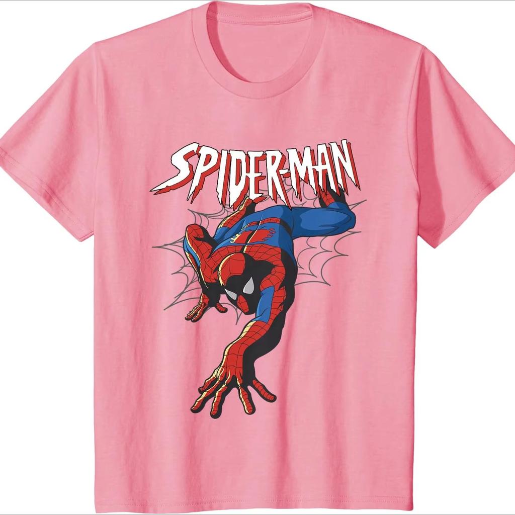 2026 Summer Hot Sale Funny Spider Print T-shirt Unisex Hip Hop Streetwear Oversized T-shirt Breathable and Comfortable Clothes
