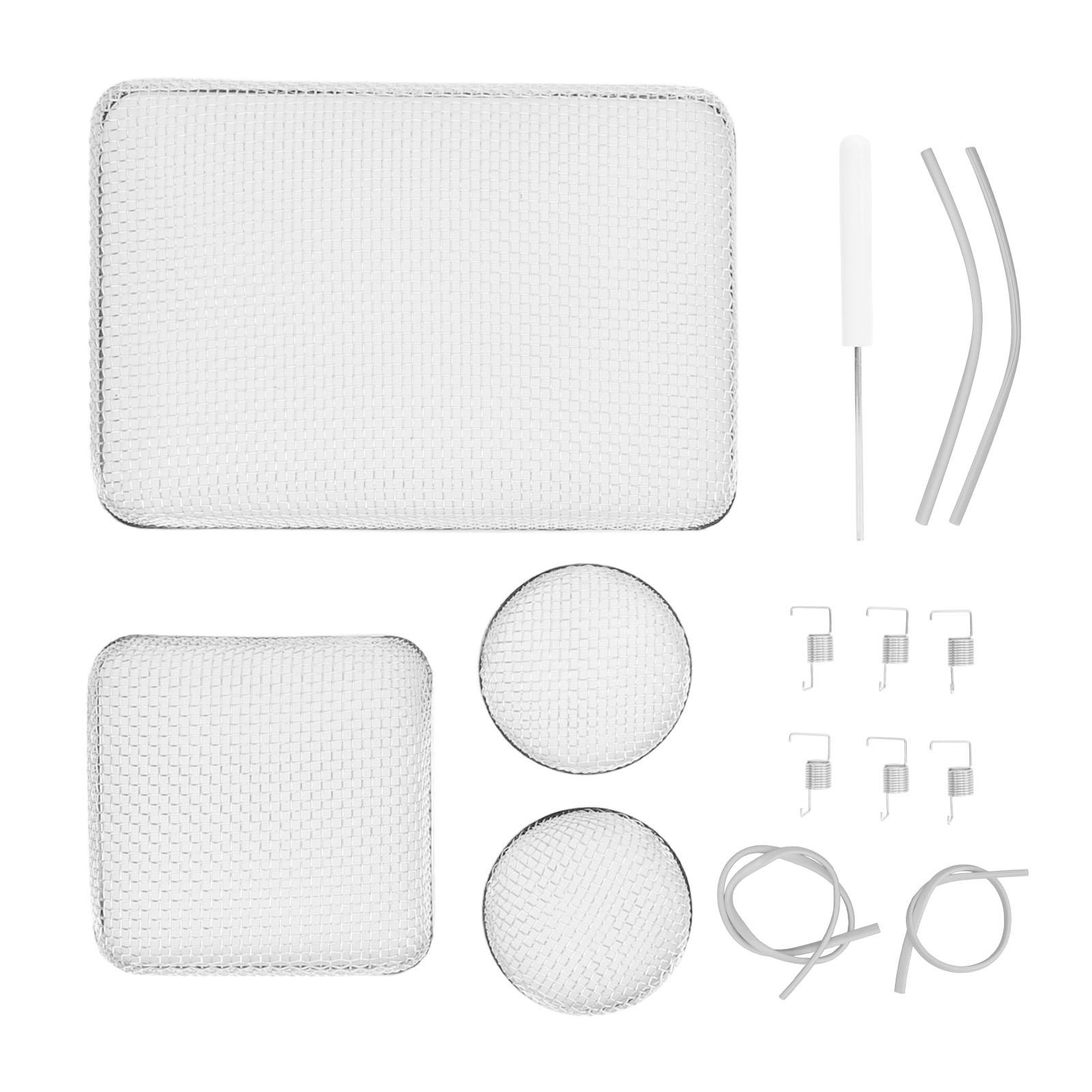 

4 шт. Сетка от летающих насекомых для автодома из нержавеющей стали, нержавеющая, долговечная, сетчатая крышка для вентиляционного отверстия печи