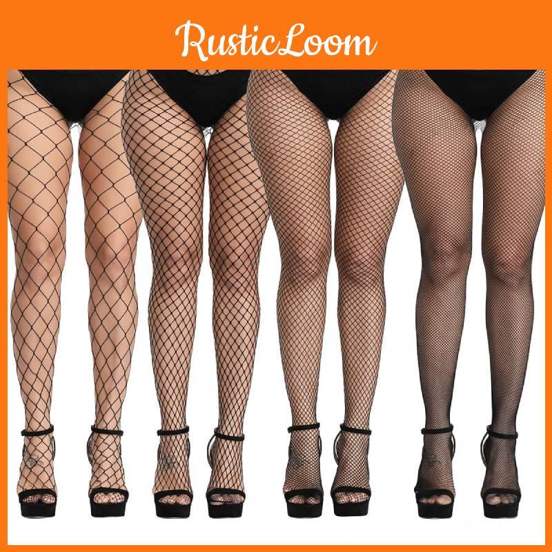 Elegant Fishnet Stockings Large And Small Mesh Ultra-sheer Tights For Women