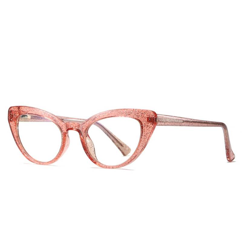 Ochelari Mici Femei Stil Cat Eyes Lentile de Corecție -0.5 -0.75 Până la -6.0 Margine Strălucitoare Hipermetropie +0.5 +0.75 Până la +6.0