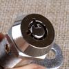 1-1/8" Door Cam Lock Cylinder Washer With 2 Keys For RV Trailer Storage Compartment Motorhome Camper