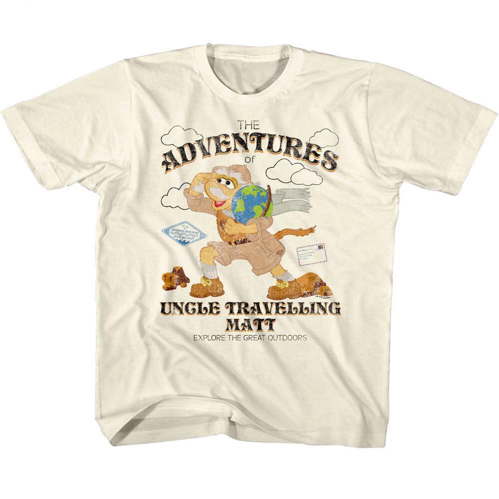 Fraggle Rock Adventures of Uncle Traveling Matt Kids T Shirt Explore the Great XXXL