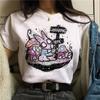 Animals Printing T-Shirt Top Basic Tees Women'S Shirt Short Sleeve Neck Fashion Casual Sport Clothes Harajuku Style High Quality