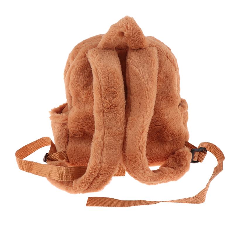 Capybara Plush Backpack Kawaii Plushie Doll Fur Bag Children'S Bag Shoulder Bag Mini Knapsack Bags Gifts For Girlfriend